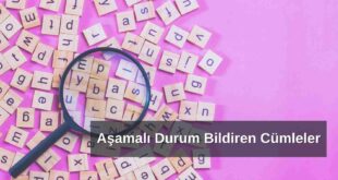 Aşamalı Durum Bildiren Cümleler